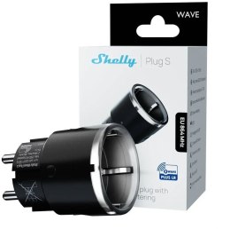 Shelly Wave Plug S - Z-Wave 800 inteligentne gniazdo Czarny