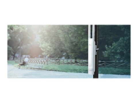 TP-LINK | Punkt dostępowy radiowy | EAP110-Outdoor | Bezprzewodowy | 2,4 GHz | PoE | Typ obudowy: do montażu na ścianie | 300 Gb