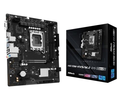 Płyta główna Asrock H610M-HVS/M.2 D5 GEN5