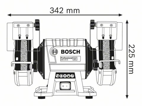 Szlifierka stołowa FI 150/20 mm350W GBG 35-15 BOSCH