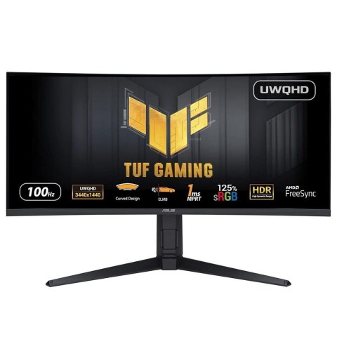 ASUS TUF Gaming VG34VQEL1A 86,4 cm (34") 3440 x 1440 px LED Czarny