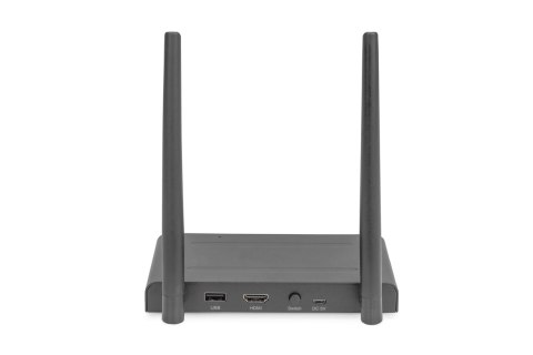 Digitus Bezprzewodowy Zestaw Extendera HDMI KVM, Zasięg 200 m, Model DS-55321