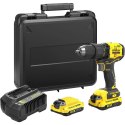 Stanley Wkrętarka/odkładarka bezszczotkowa 18V V20 z akumulatorem 2.0Ah i walizką SFMCD710D2K-QW