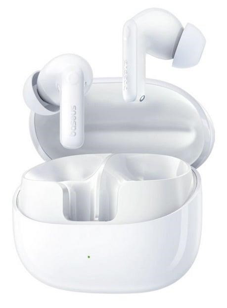 Baseus Bass BP1 Zestaw słuchawkowy True Wireless Stereo (TWS) Douszny Połączenia/muzyka Bluetooth Biały
