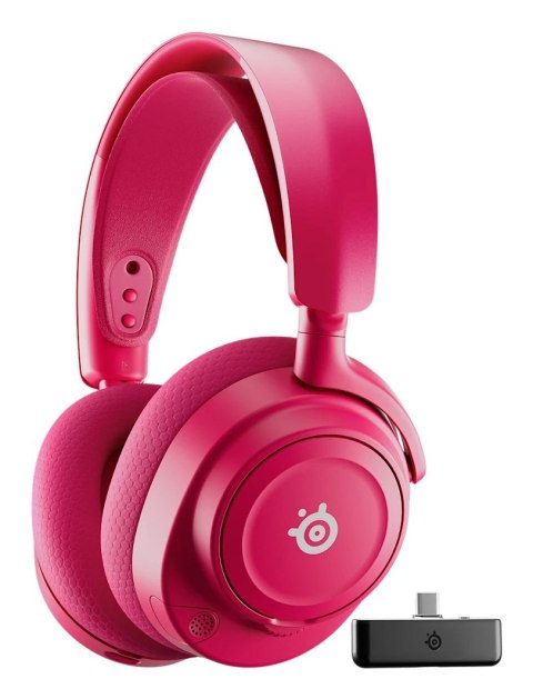 Steelseries Arctis Nova 7X Gen 2 Zestaw słuchawkowy Bezprzewodowy Opaska na głowę Gaming Bluetooth Purpurowy