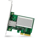 Karta sieciowa Trendnet TEG-10GECTX, wewnętrzna, przewodowa, PCI Express, Ethernet, 10000 Mbit/s, zielony, szary