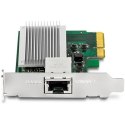 Karta sieciowa Trendnet TEG-10GECTX, wewnętrzna, przewodowa, PCI Express, Ethernet, 10000 Mbit/s, zielony, szary