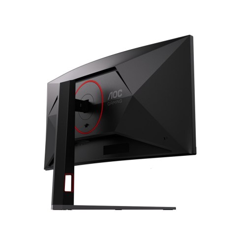 AOC G4 CU34G4ZCA monitor komputerowy 86,4 cm (34") 3440 x 1440 px Wide Quad HD Czarny, Czerwony