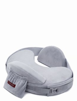 Momcozy ekskluzywna poduszka do karmienia z pianki memory, szara