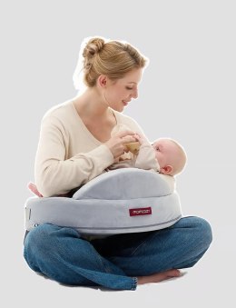 Momcozy ekskluzywna poduszka do karmienia z pianki memory, szara
