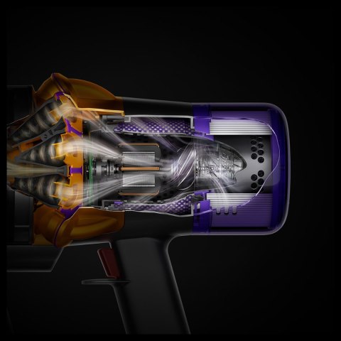 Dyson V15 Detect Absolute Odkurzacz stojący 2 w 1 Bateria Suchy HEPA Bez worka 0,77 l Stal nierdzewna