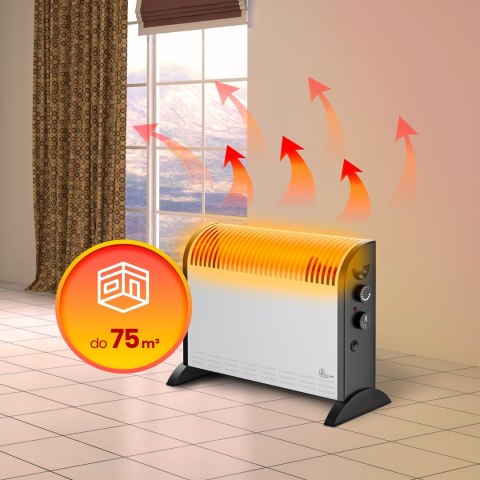 Extralink Grzejnik konwektorowy LCV-06 2000W, 3 tryby, termostat, wentylator