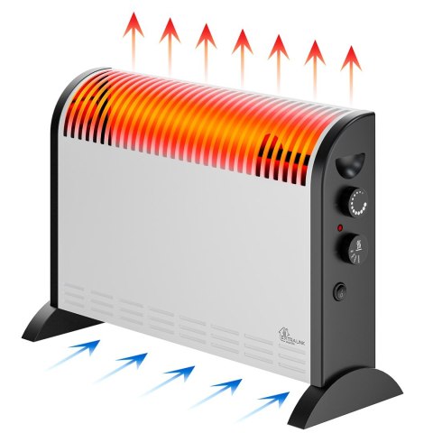 Extralink Grzejnik konwektorowy LCV-06 2000W, 3 tryby, termostat, wentylator