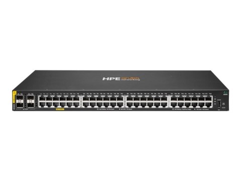 HPE Aruba Networking CX 6000 Zarządzany L2/L3 Gigabit Ethernet (10/100/1000) Obsługa PoE 1U Czarny