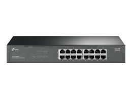 16-portowy przełącznik Gigabit TP-LINK | LS1016G | Niezarządzalny | Do ustawienia na biurku lub montażu w szafie serwerowej