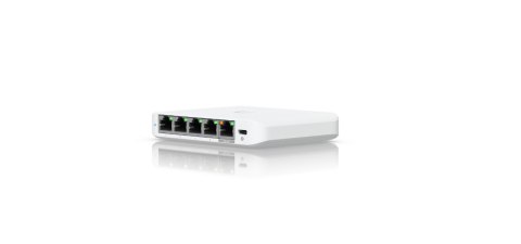 Ubiquiti | Flex Mini 2.5G | Flex Mini 2.5G - kompaktowy, 5-portowy przełącznik 2.5G | Na biurko | Zarządzalny L2+