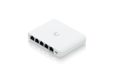 Ubiquiti | Flex Mini 2.5G | Flex Mini 2.5G - kompaktowy, 5-portowy przełącznik 2.5G | Na biurko | Zarządzalny L2+