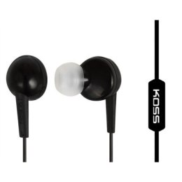 SŁUCHAWKI KOSS KEB6iK In-ear, 3.5mm (1/8 inch), Microphone, Black,
