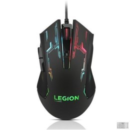 Lenovo MYSZ Legion M200 Wired, No, No, RGB Gaming MYSZ, Black