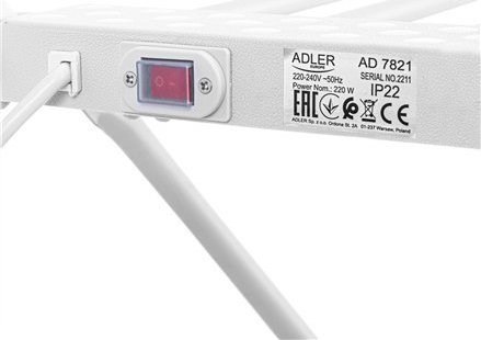 Elektryczna suszarka do ubrań ADLER AD 7821