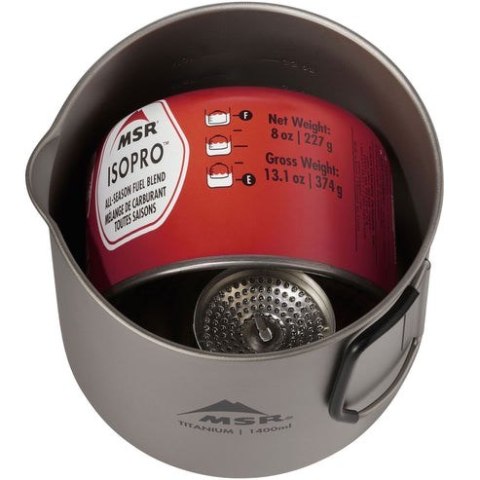 Czajnik/garnek MSR Titan Kettle 1400ml Stal nierdzewna