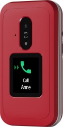 Doro Leva E30 7,11 cm (2.8") 142,7 g Czerwony, Biały Telefon funkcjonalny