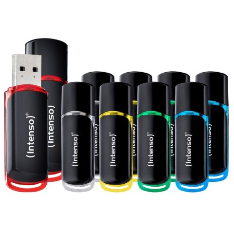 Intenso 3511561 pamięć USB 8 GB USB Typu-A 2.0 Czarny, Czerwony, Zielony, Przezroczysty, Żółty, Niebieski