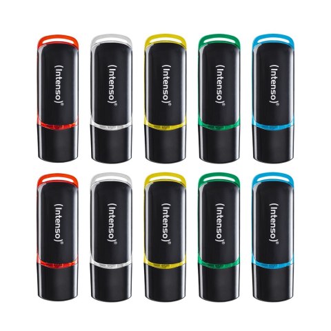 Intenso 3511561 pamięć USB 8 GB USB Typu-A 2.0 Czarny, Czerwony, Zielony, Przezroczysty, Żółty, Niebieski