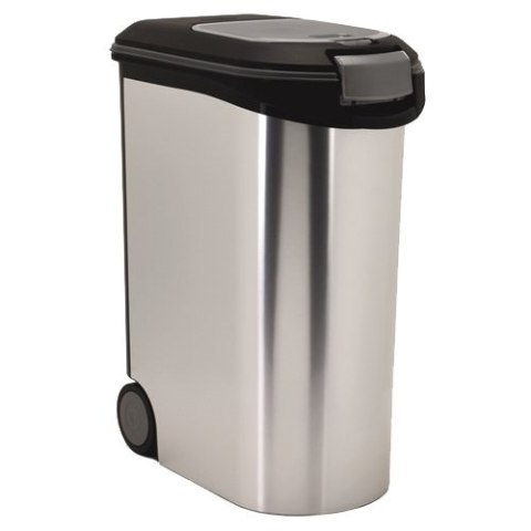 CURVER petlife 20kg - pojemnik do przechowywania karmy, srebrny