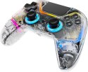 Deltaco Gaming GAM-169-T kontroler gier Przezroczysty Bluetooth/USB Gamepad Android, Nintendo Switch, PC, PlayStation 4, iOS