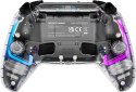 Deltaco Gaming GAM-169-T kontroler gier Przezroczysty Bluetooth/USB Gamepad Android, Nintendo Switch, PC, PlayStation 4, iOS