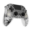 Deltaco Gaming GAM-169-T kontroler gier Przezroczysty Bluetooth/USB Gamepad Android, Nintendo Switch, PC, PlayStation 4, iOS