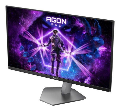 AOC AGON PRO AG276QKD2 monitor komputerowy 67,3 cm (26.5") 2560 x 1440 px Quad HD QD-OLED Czarny, Szary