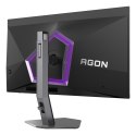 AOC AGON PRO AG276QKD2 monitor komputerowy 67,3 cm (26.5") 2560 x 1440 px Quad HD QD-OLED Czarny, Szary