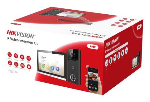 Hikvision DS-KIS610-P wideodomofon 17,8 cm (7") Czarny