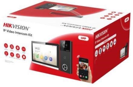 Hikvision DS-KIS610-P wideodomofon 17,8 cm (7") Czarny