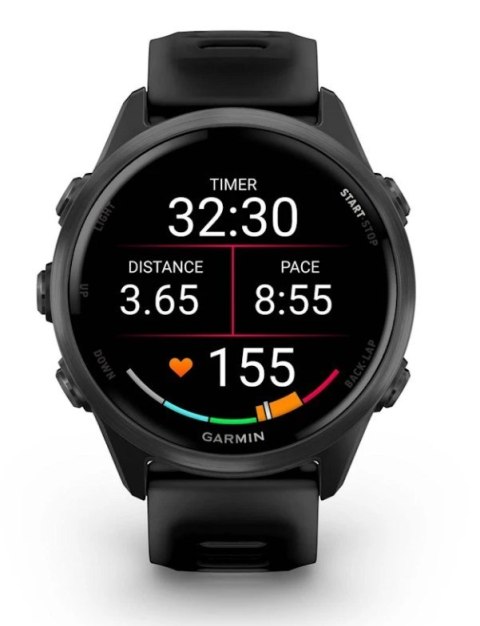 Zegarek sportowy Garmin Forerunner 570 AMOLED 42mm Czarny