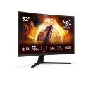 AOC G4 CQ32G4VE monitor komputerowy 81,3 cm (32") 2560 x 1440 px Quad HD LCD Czarny, Szary