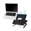 LogiLink AA0133 stojak na laptop Podstawka na notebooka Czarny 40,6 cm (16")