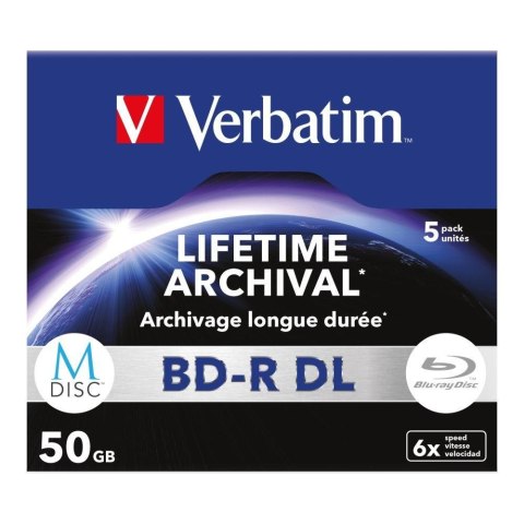 Verbatim MDISC BD-R DL 50 GB 5 szt.