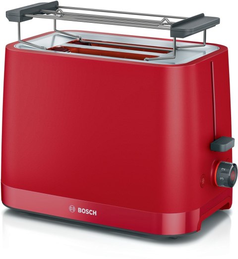 Bosch TAT3M124 toster 2 kaw. 950 W Czerwony
