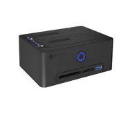 ICY BOX IB-1233CL-CR USB 3.2 Gen 1 (3.1 Gen 1) Type-A Czarny