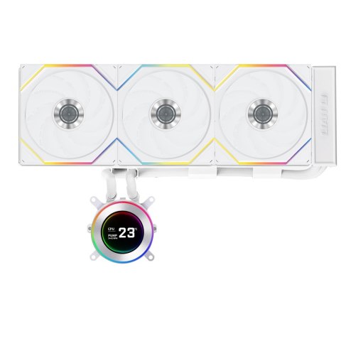 Lian Li GA II Hydroshift II LCD-C 360TL Procesor Chłodnica cieczy all-in-one 12 cm Biały 1 szt.
