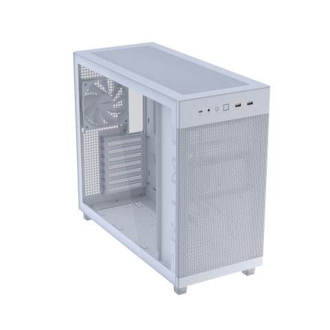 ASUS PRIME AP303 TG White Midi Tower Biały