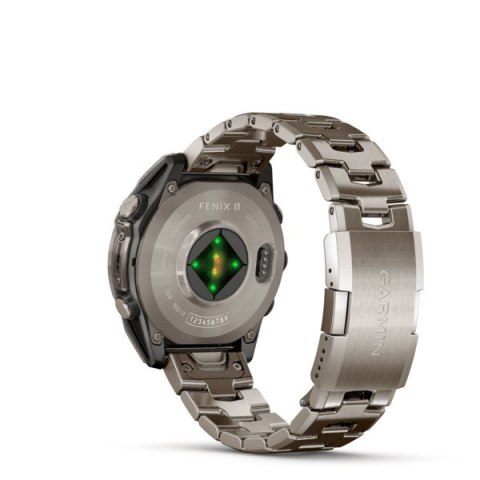 Zegarek sportowy Garmin Fenix 8 AMOLED Sapphire 47mm Stainless Steel