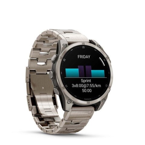 Zegarek sportowy Garmin Fenix 8 AMOLED Sapphire 47mm Stainless Steel