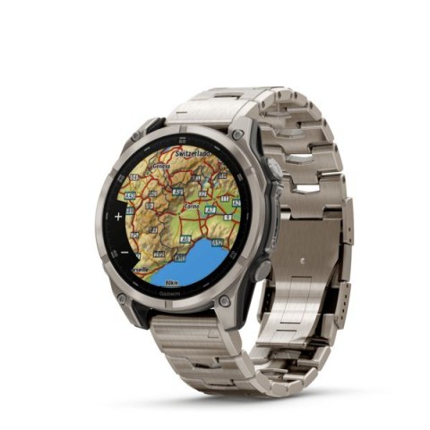 Zegarek sportowy Garmin Fenix 8 AMOLED Sapphire 47mm Stainless Steel