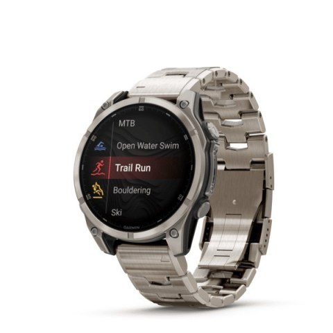 Zegarek sportowy Garmin Fenix 8 AMOLED Sapphire 47mm Stainless Steel