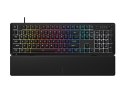 CORSAIR SKIFF 100 - przewodowa klawiatura gamingowa z membraną i podświetleniem RGB, 10 stref podświetlenia RGB LED