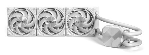 Chłodzenie wodne Montech HyperFlow Silent AiO - 360mm, białe